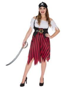 Woman in Pirate Costume Holding a Sword — Costumes Galore in Maroochydore, QLD