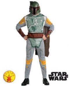 Boba Fett Costume With Helmet, Chest Armor, and Cape; Star Wars Logo — Costumes Galore in Maroochydore, QLD