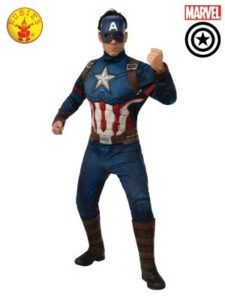 Captain America Costume: Blue and Red Suit With Star Emblem — Costumes Galore in Maroochydore, QLD
