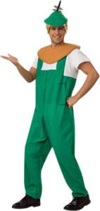 Man in a Green Jumpsuit Costume, Hat, and Brown Collar — Costumes Galore in Maroochydore, QLD