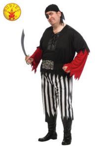 Man in Pirate Costume, Holding a Sword — Costumes Galore in Maroochydore, QLD