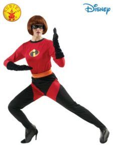 Elastigirl Costume With Black Gloves and Boots — Costumes Galore in Maroochydore, QLD