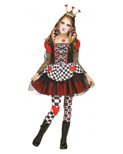 Girl in Queen of Hearts Costume — Costumes Galore in Maroochydore, QLD