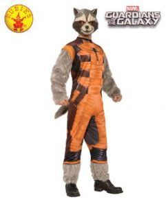 Rocket Raccoon Costume From Guardians of the Galaxy: Orange Jumpsuit — Costumes Galore in Maroochydore, QLD