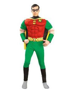Man in Robin Costume Poses — Costumes Galore in Maroochydore, QLD