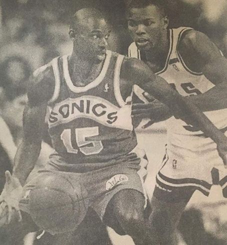Stan Kimbrough playing at Seattle SuperSonics