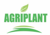 El logotipo de Agriplant tiene una hoja verde encima.