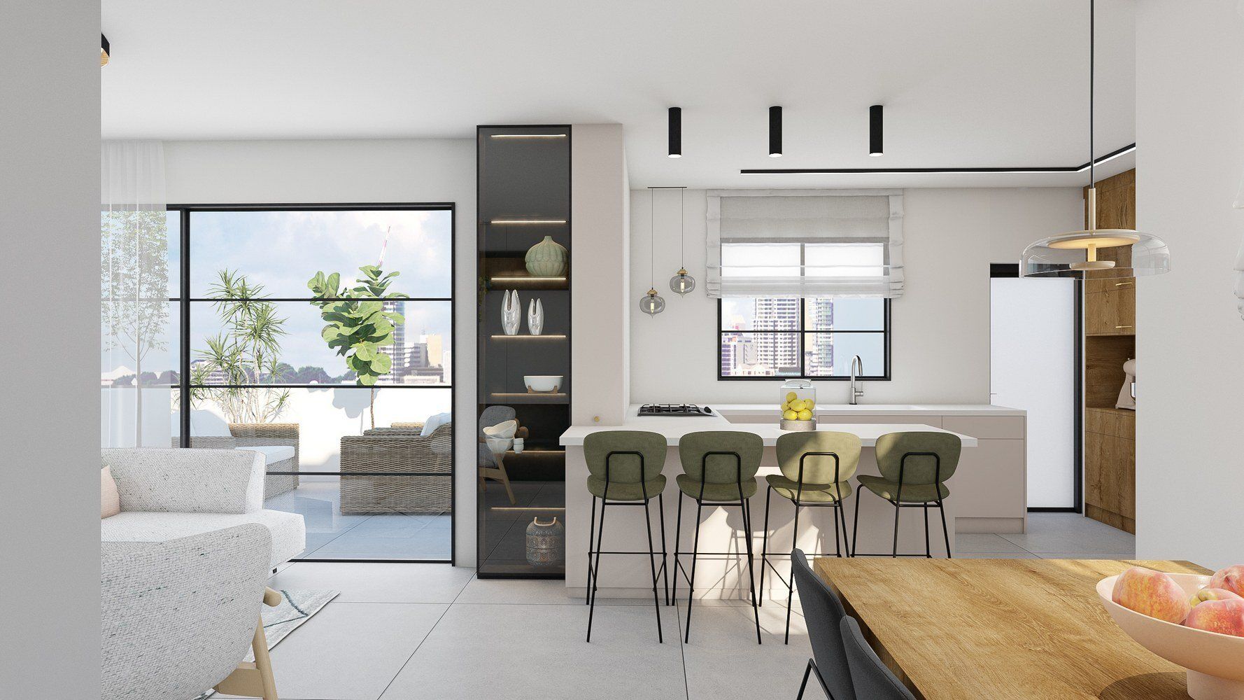 עיצוב מטבח דירת קבלן