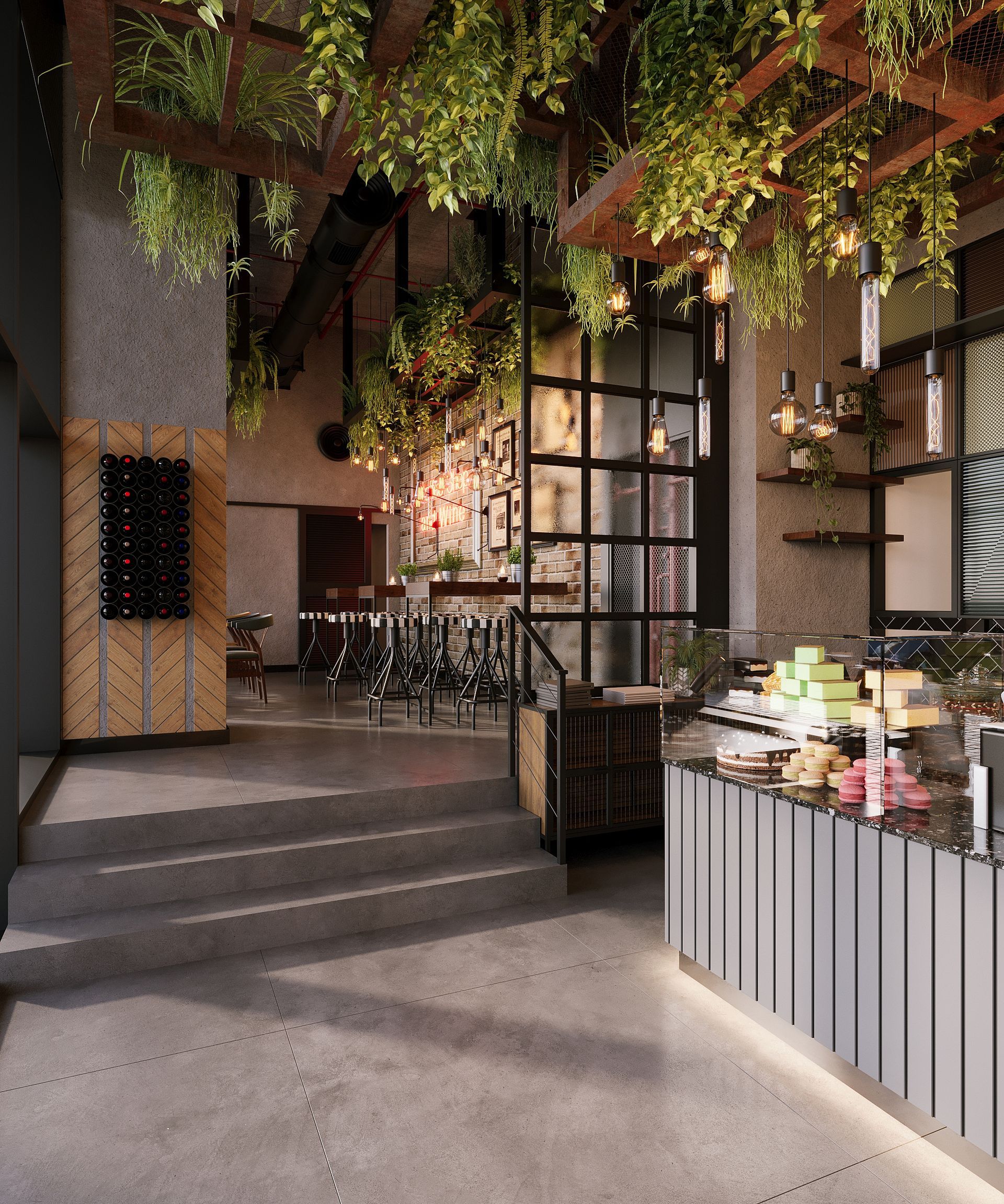 עיצוב בר קפה