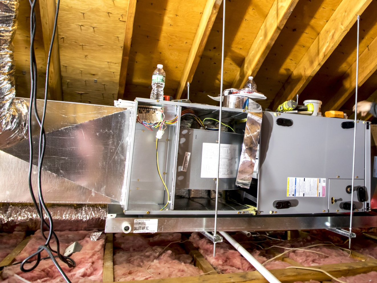 air duct in attic