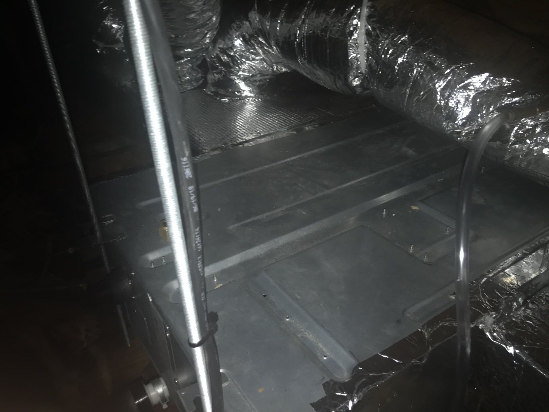 air duct system in attic
