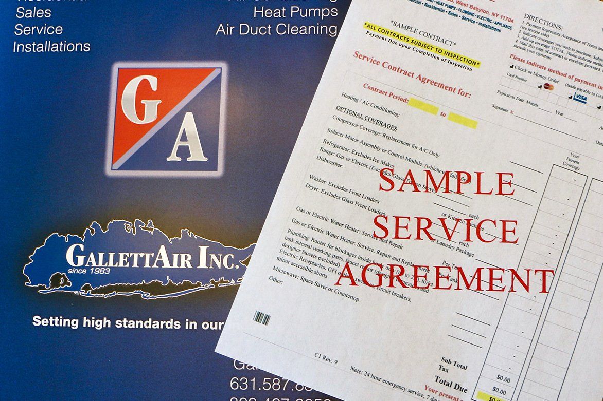 Gallett Air service agreement