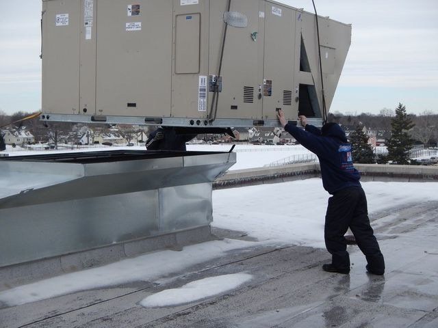 commercial HVAC installation