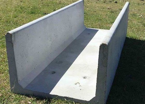 A Concrete Drainage Channel — Graham's Precast Concrete Products Pty Ltd in Kyogle, NSW