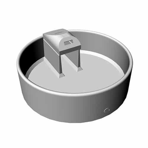 Gray Plastic Container — Graham's Precast Concrete Products Pty Ltd in Kyogle, NSW