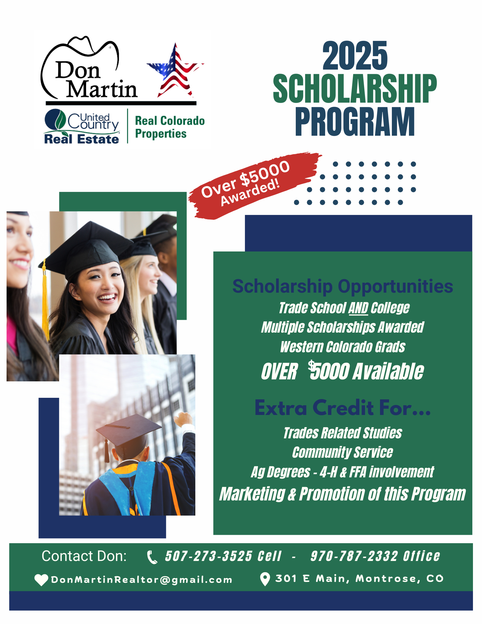 Scholarship opportunities Montrose, CO