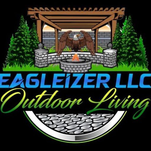 A logo for eagleizer llc outdoor living