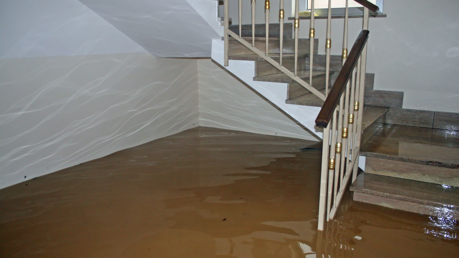 flooded basement in home