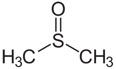 it is a chemical structure of a chemical compound Dimethyl Sulfoxide DMSO.