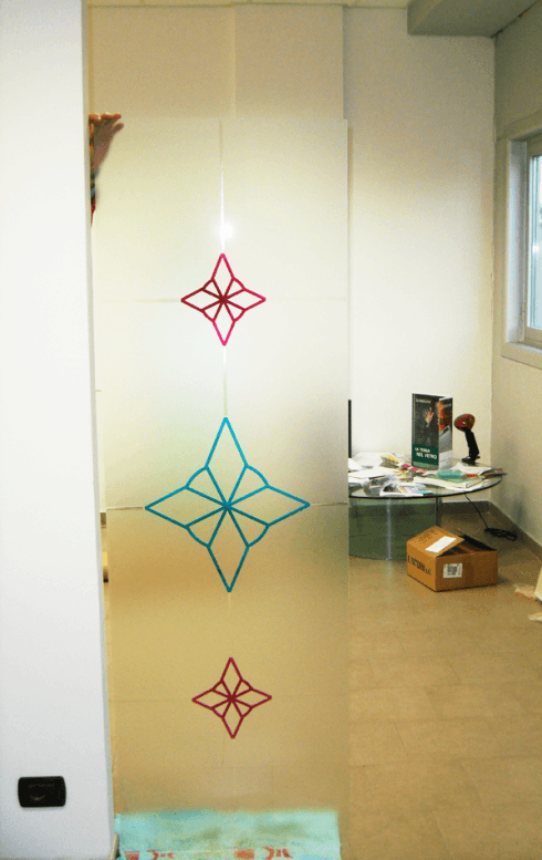 Vetro con serigrafie