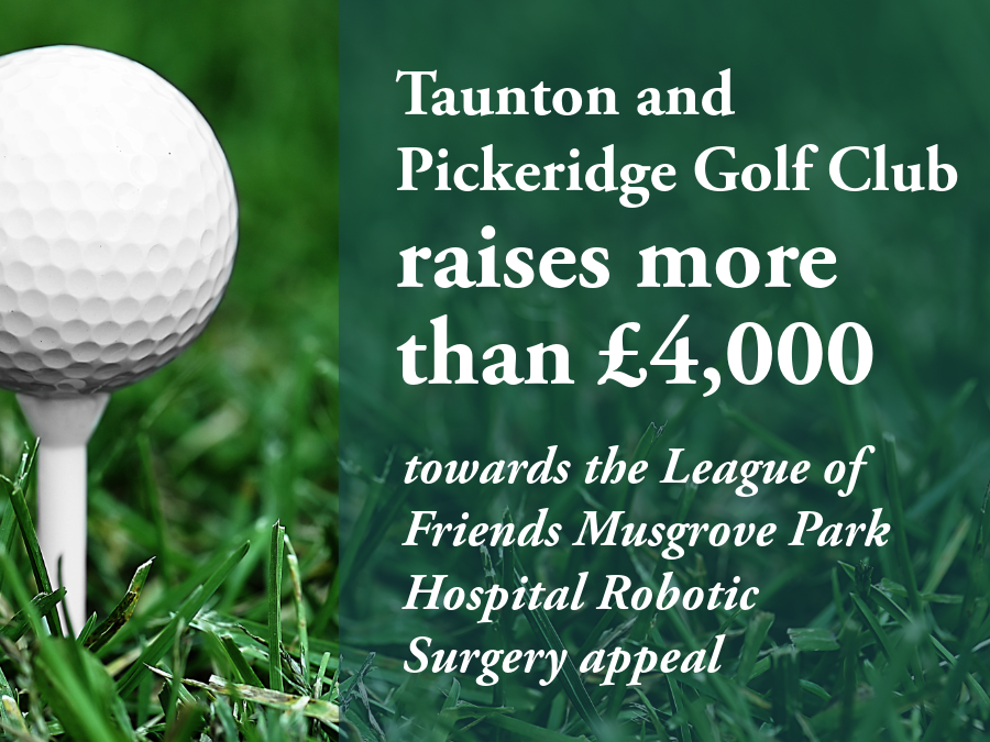 Taunton and pickerridge golf club raises more than £ 4,000