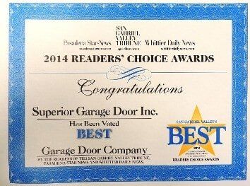 Award - Garage Doors