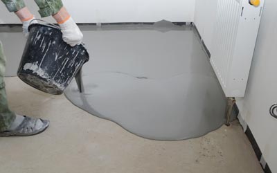 Cement Leveling — Leveling With a Mixture of Cement Floors in Jacksonville, FL