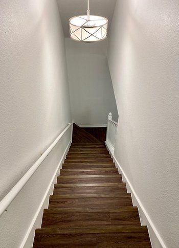 Home in Buda, TX that had full interior painting of walls, ceilings, doors, trim and cabinets painted by Austin Painting and Cabinets