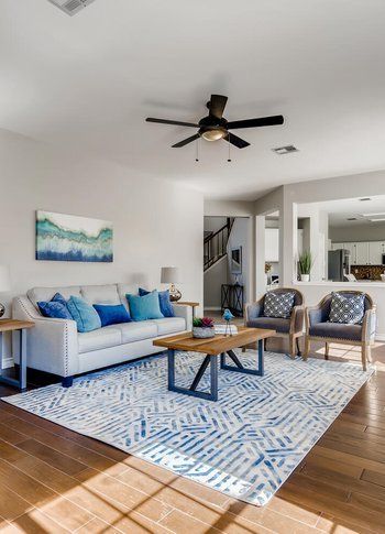 Home in Cedar Park, TX that had full interior painting of walls, ceilings, doors, trim and cabinets painted by Austin Painting and Cabinets