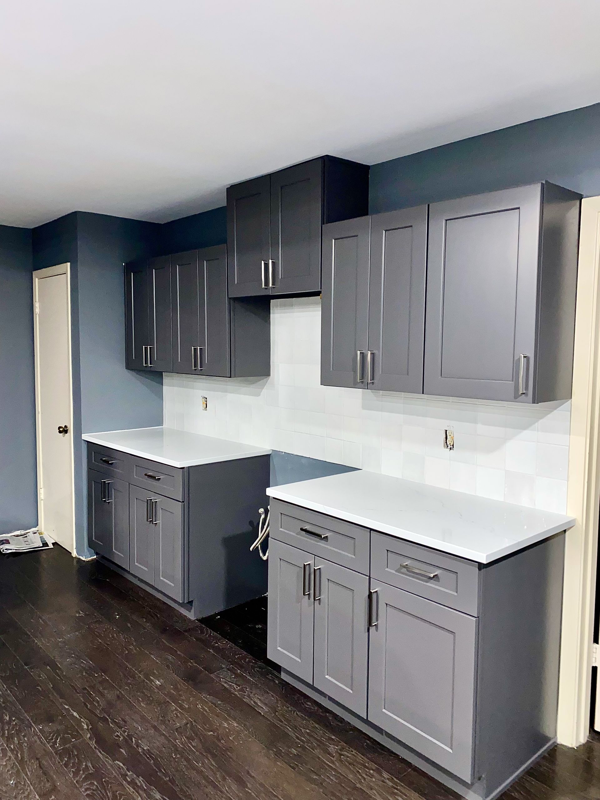 after north austin kitchen remodel new cabinets quartz countertops backsplash lighting