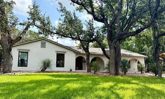 after exterior painting northwest hills austin tx painted brick siding trim modern home exterior