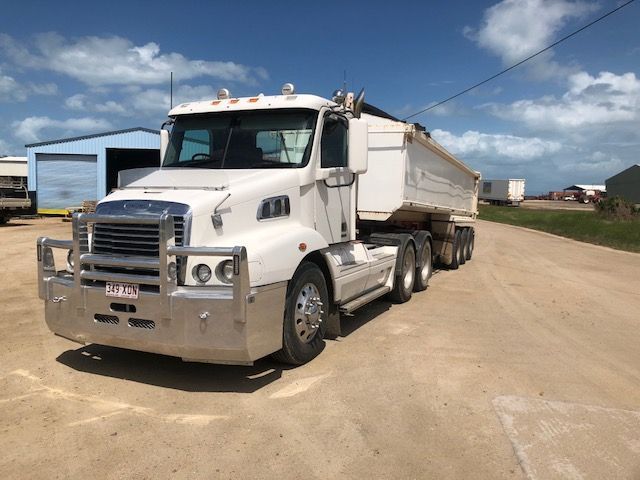 Service White Truck Used For Excavation Work - Excavation in Bowen, QLD