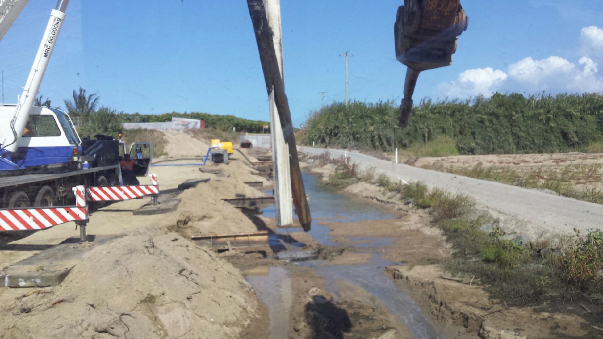 Working to Create an Irrigation Water Site - Excavation in Bowen, QLD