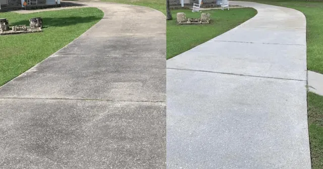 concrete power washing