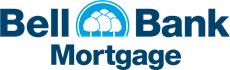 The bell bank mortgage logo is shown on a white background.