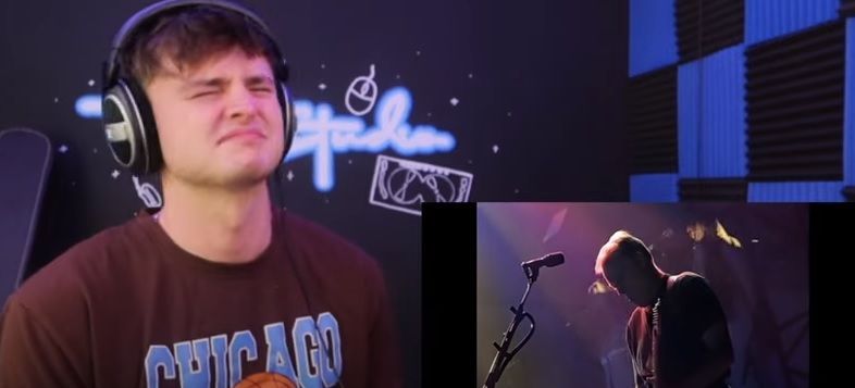 Teenager reacting to Pink Floyd.