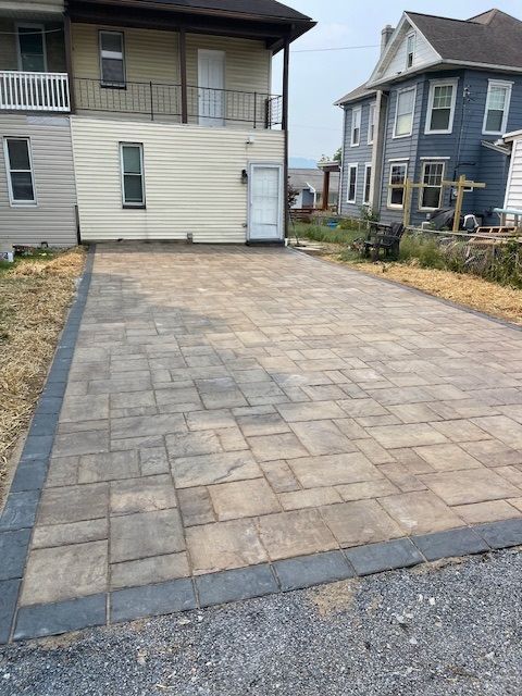 Backyard Of A House — Enola, PA — J & C Landscaping