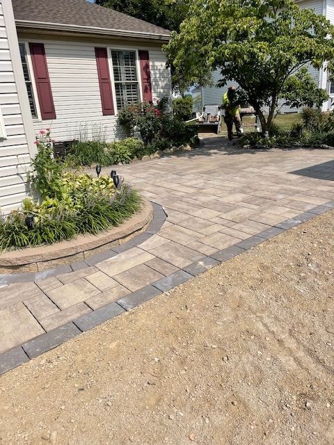 Brick In Front Of A House — Enola, PA — J & C Landscaping