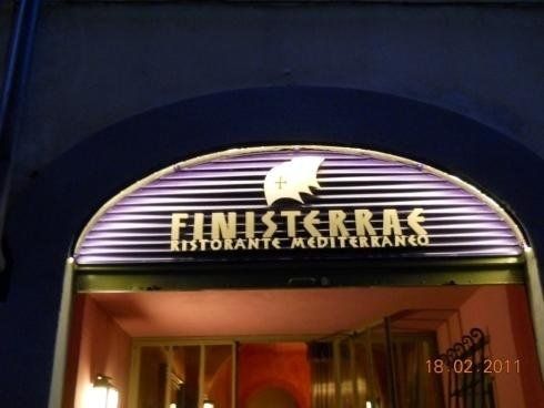 Insegna ristorante Finis Terrae