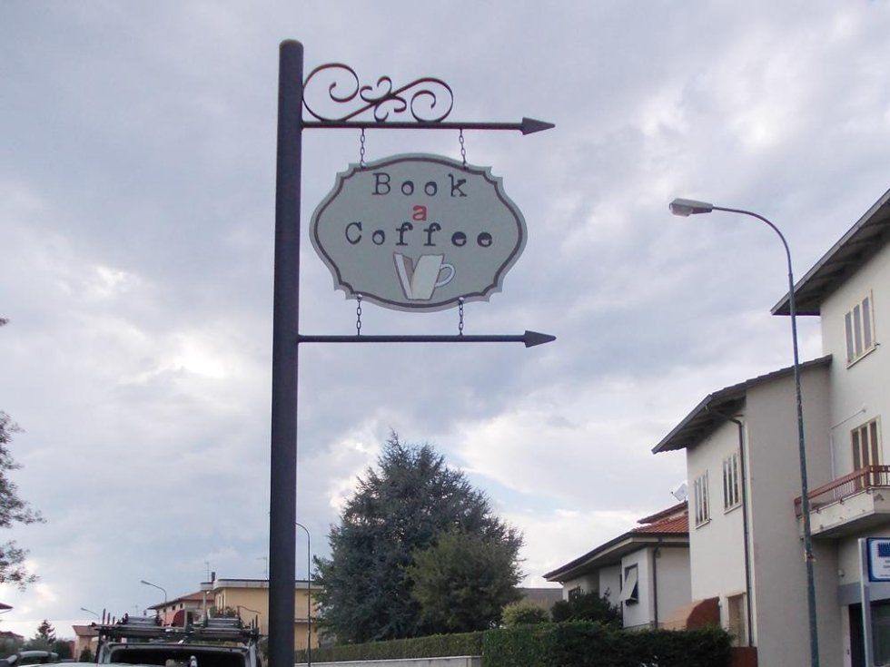 Insegna Book a Coffee