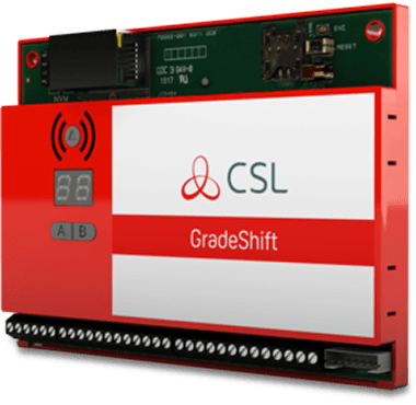 A red and white csl gradeshift device