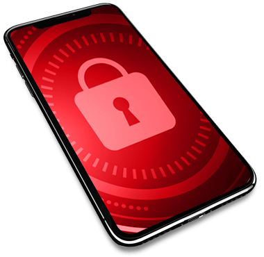 A cell phone with a padlock on the screen