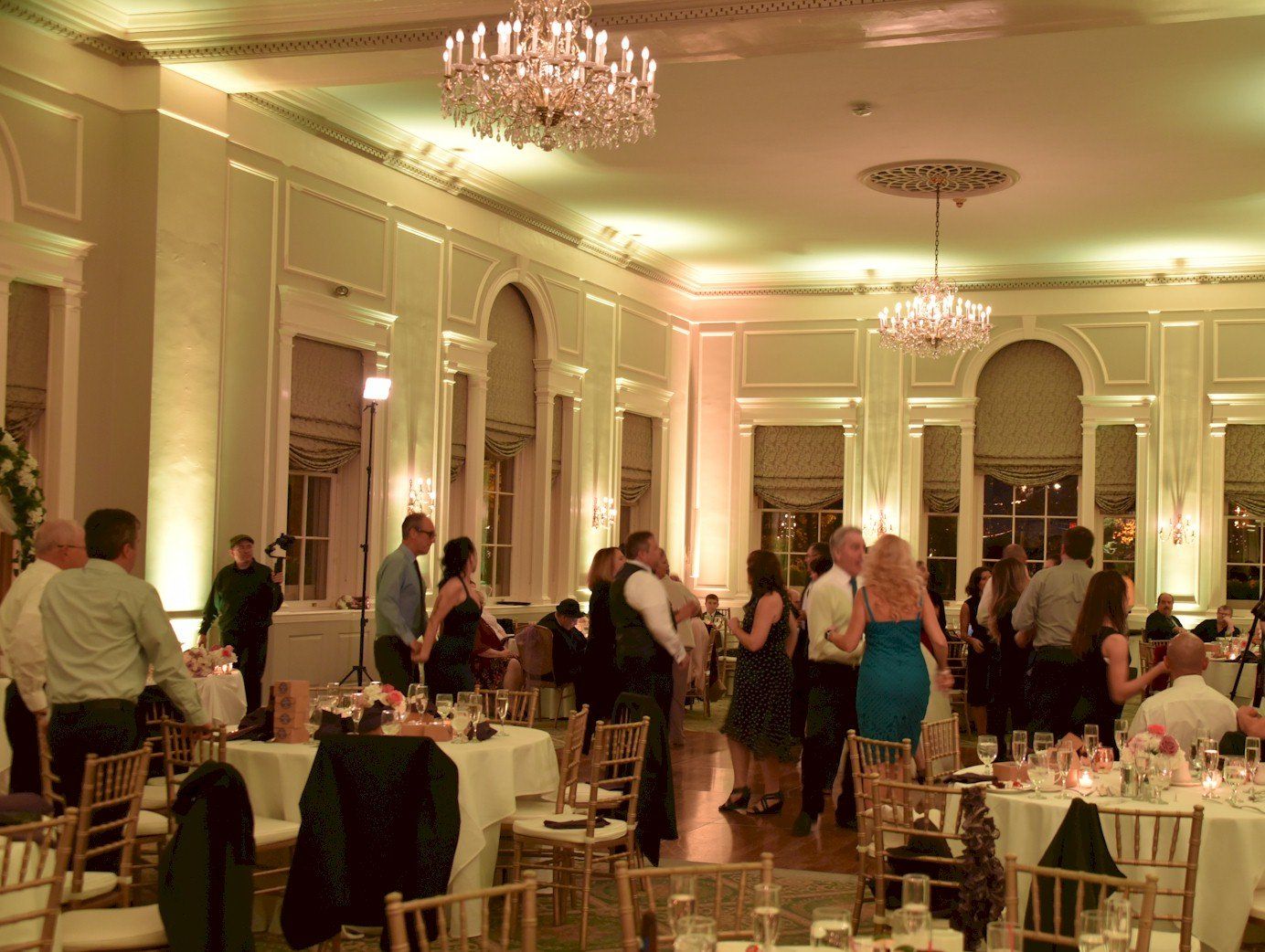 uplighting in north conway concord sunapee rindge New Hampshire, event lighting design
