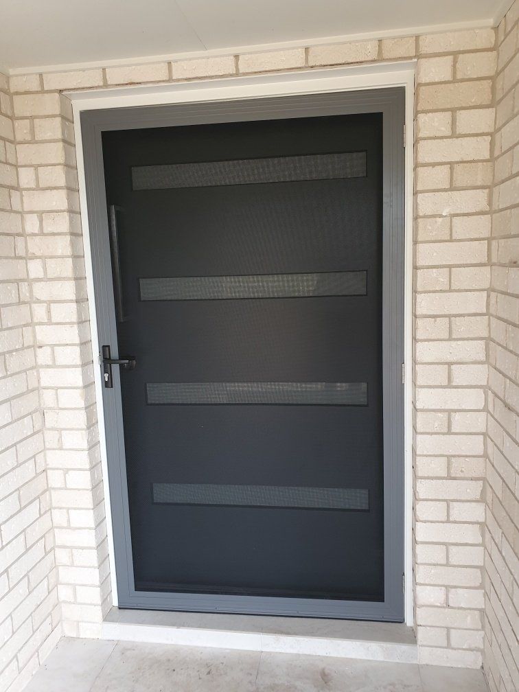 Installed Screen Door — Coastal Screens & Glass in Port Macquarie, NSW