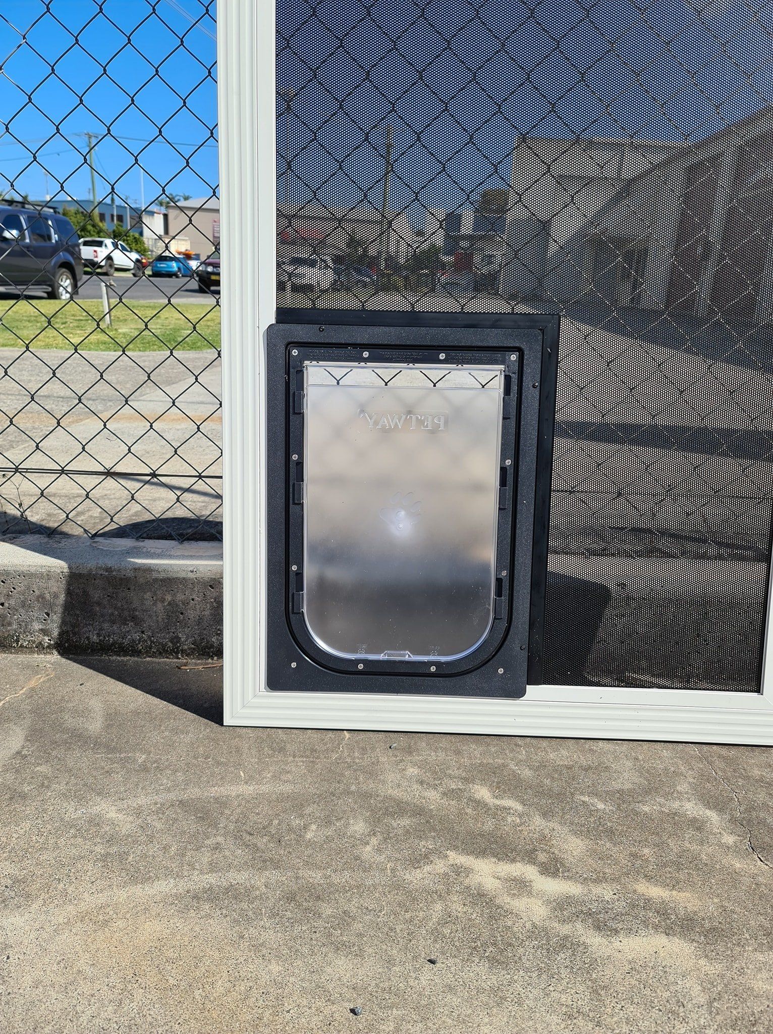 Pet Door — Coastal Screens & Glass in Port Macquarie, NSW