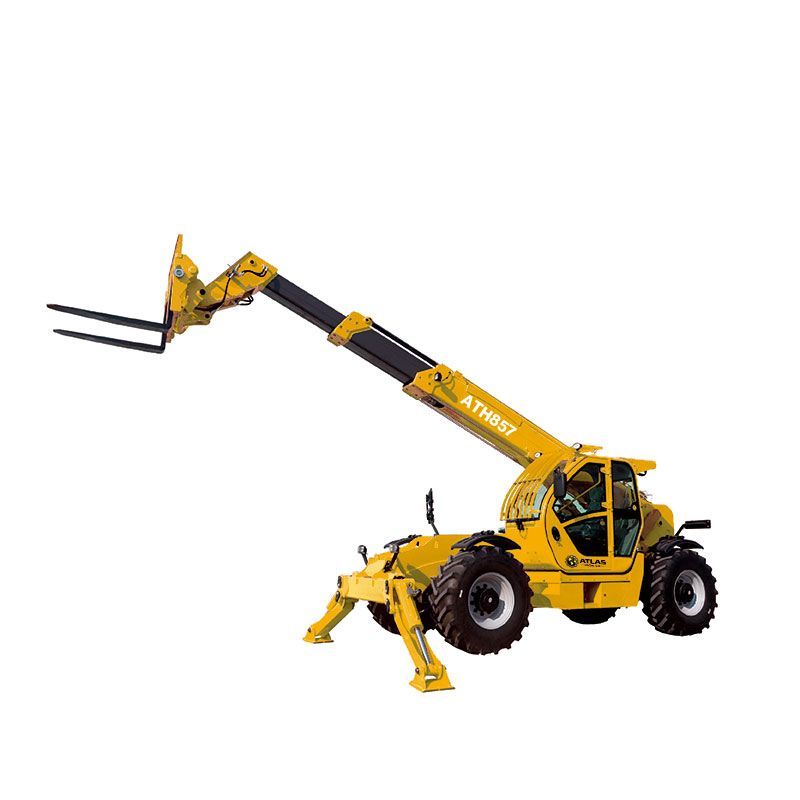 Yellow mini-excavator with black tracks and canopy; bucket lowered, ready to dig.