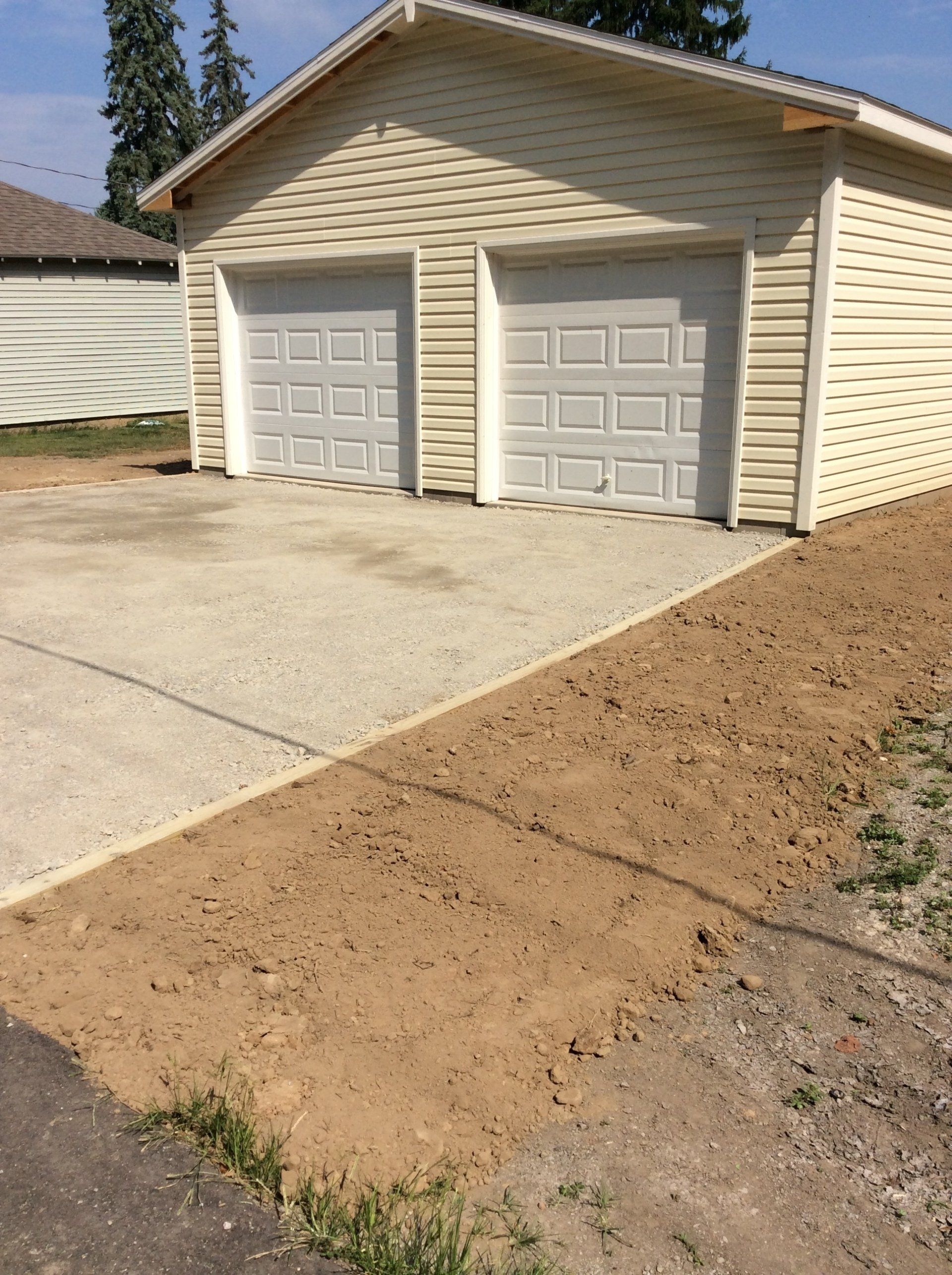 New Garage — New Carlisle, OH — Fincel Lawn Care