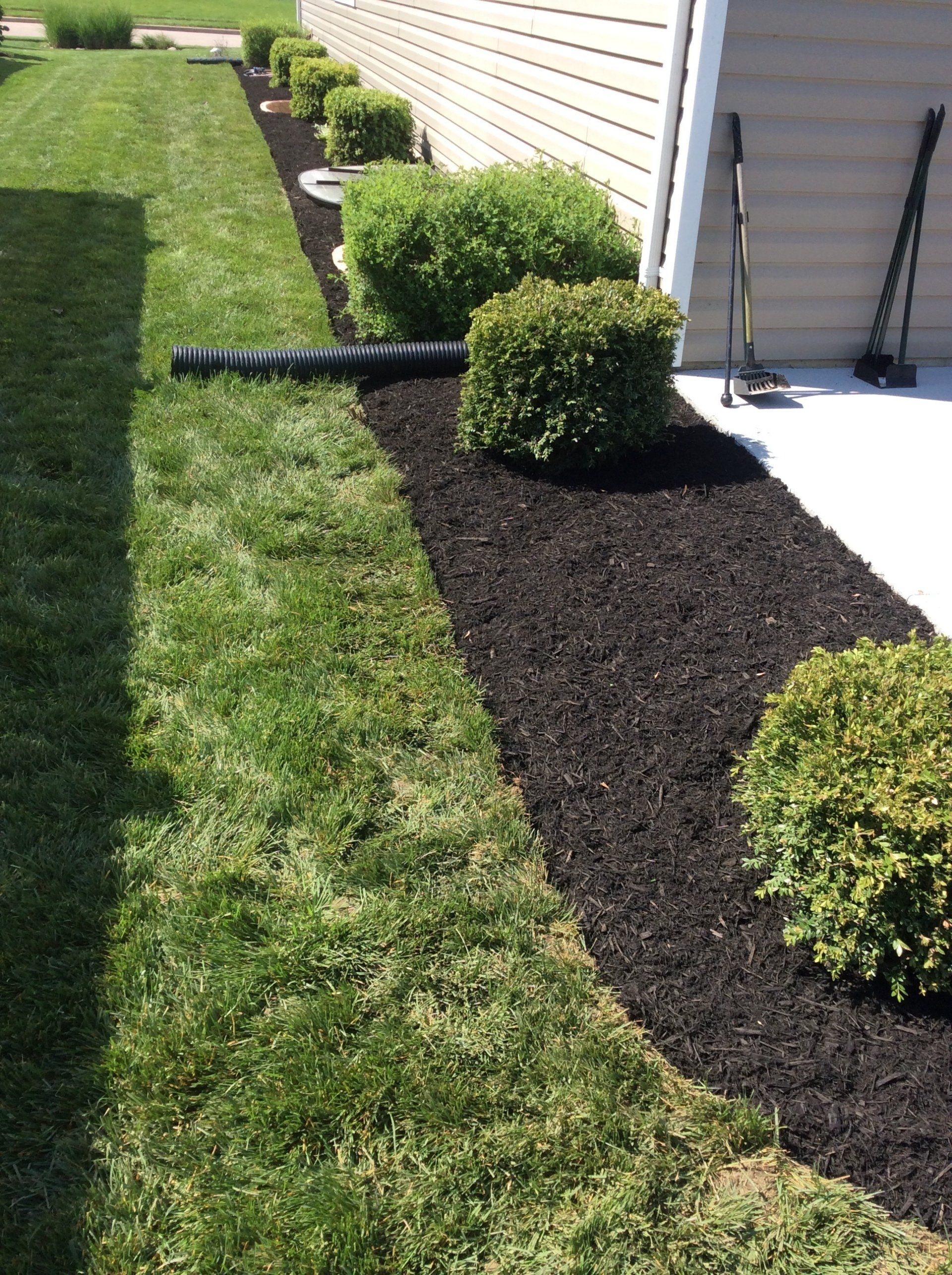 Mulch Spread On Landscape — New Carlisle, OH — Fincel Lawn Care