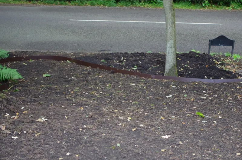 Soil near the road