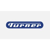The turner logo is blue and white on a white background.